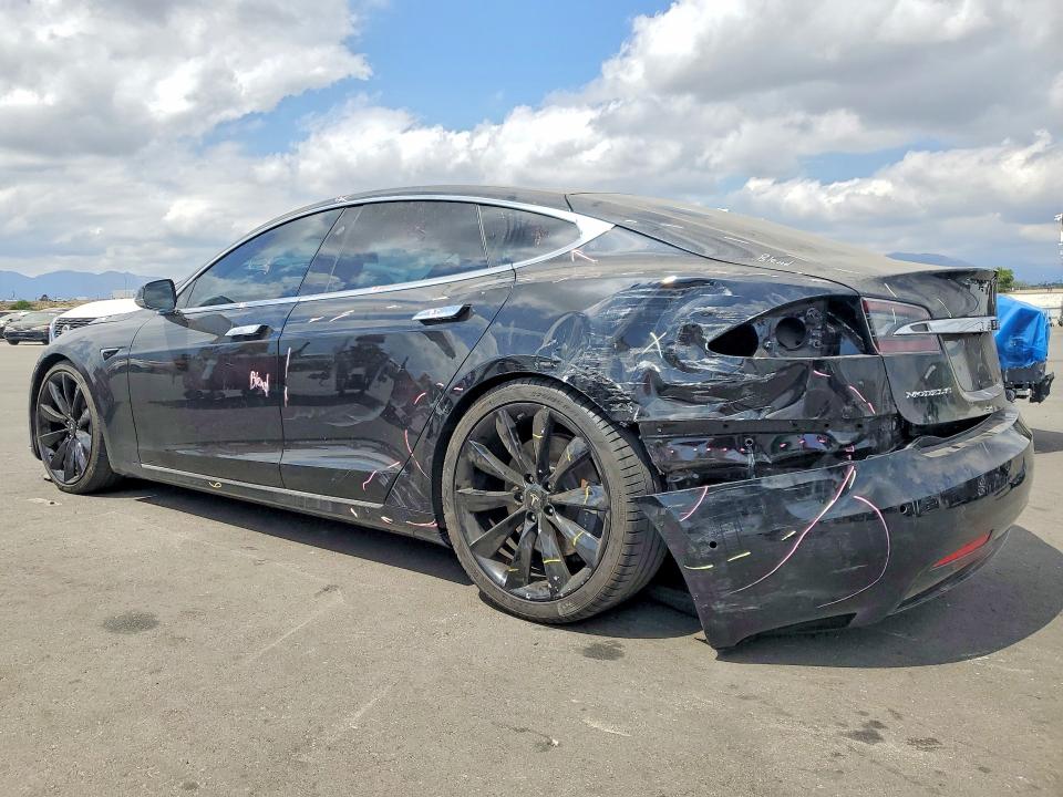 2018 Tesla Model s VIN 5YJSA1E23JF276987 COPART salvage auction — REAR END, Ca - Salvage Certificate, sold $6,300 on 2026-07-08 (photo 2)