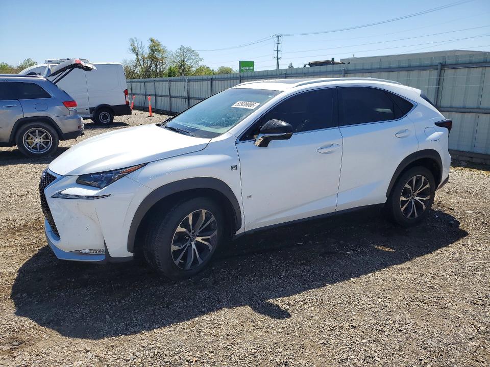 2017 Lexus Nx VIN JTJBARBZ1H2128766 COPART salvage auction — FRONT END, Il - Salvage Certificate, sold $8,400 on 2026-07-22 (photo 1)