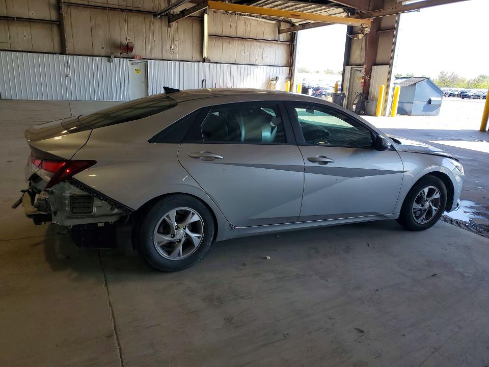 2021 Hyundai Elantra VIN 5NPLL4AG8MH041508 COPART salvage auction — REAR END, Il - Salvage Certificate, sold $150 on 2026-07-29 (photo 3)