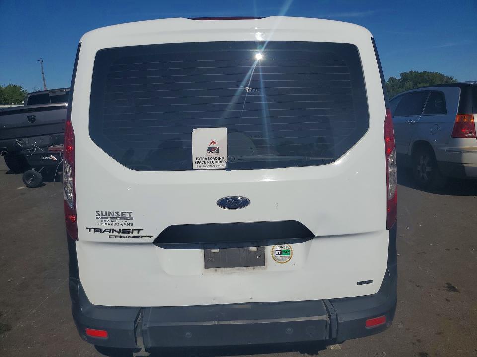 2020 Ford Transit connect VIN NM0GE9E20L1477036 COPART salvage auction — REAR END, Or - Salvage Title Certificate, sold $7,400 on 2026-07-13 (photo 6)