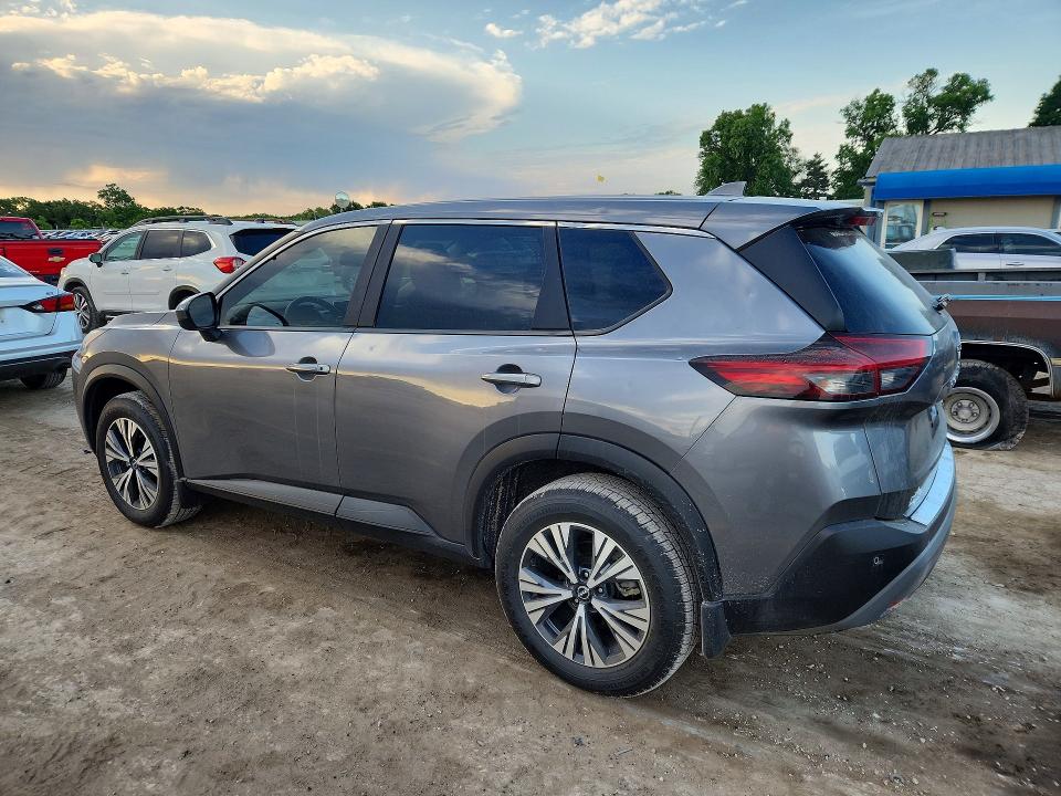 2023 Nissan Rogue VIN JN8BT3BA2PW423018 COPART salvage auction — HAIL, KS - CERT OF TITLE-SALVAGE, sold $1,000 on 2026-07-29 (photo 2)