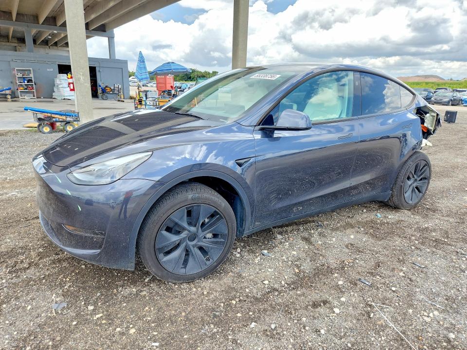 2024 Tesla Model y VIN 7SAYGDED7RA329696 COPART salvage auction — REAR END, Fl - Cert Of Title Slvg Rebuildable, sold $11,500 on 2026-07-23 (photo 1)