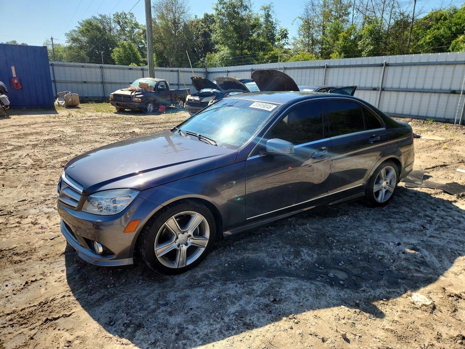 2010 Mercedes-benz C class VIN WDDGF5EB0AR108111 COPART salvage auction — SIDE, Fl - Certificate Of Destruction, sold $550 on 2026-07-06 (photo 1)