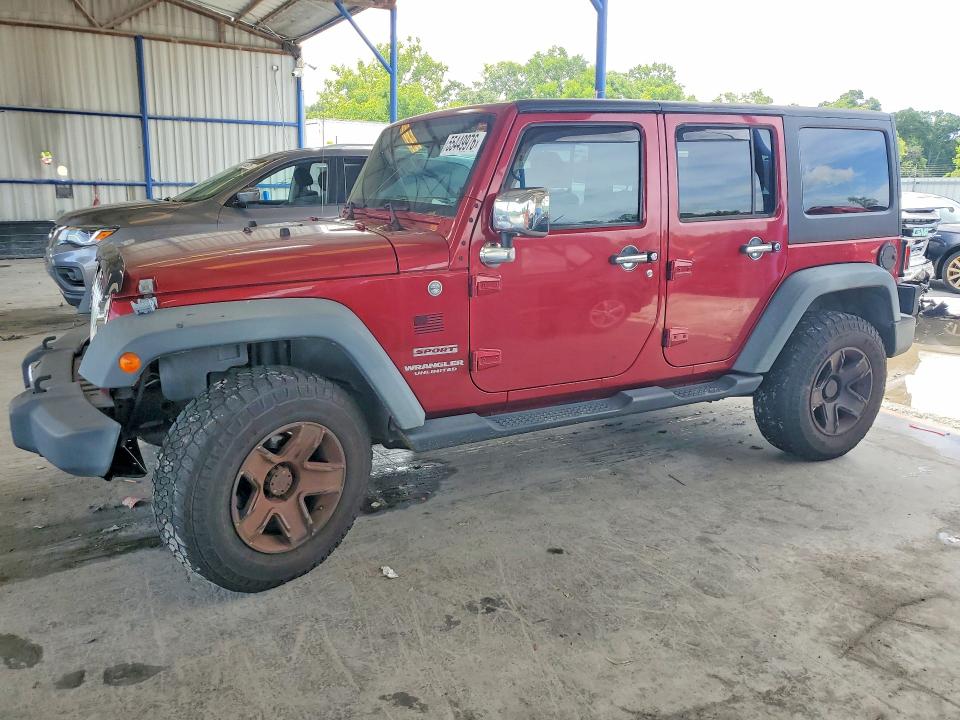 2012 Jeep Wrangler / VIN 1C4BJWDG9CL184177 COPART salvage auction — MECHANICAL, Mt - Certificate Of Title, sold $3,300 on 2026-07-09 (photo 1)