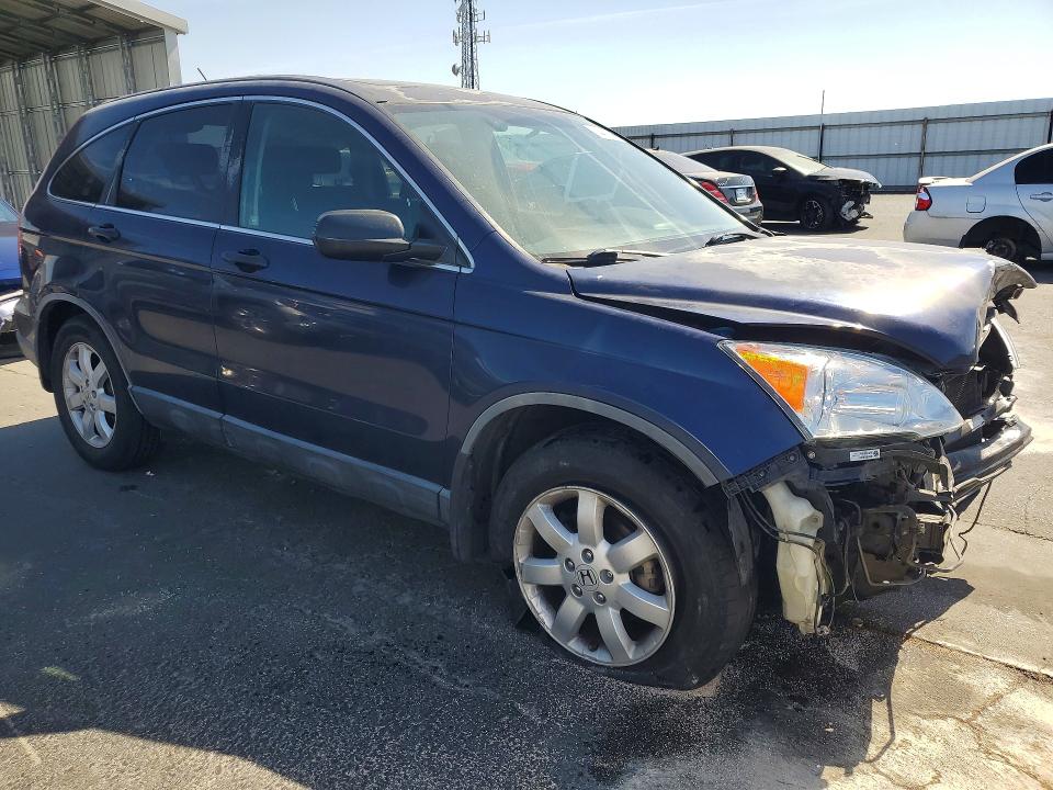 2007 Honda Cr-v VIN JHLRE48557C024743 COPART salvage auction — FRONT END, Ca - Salvage Certificate, sold $650 on 2026-07-20 (photo 4)