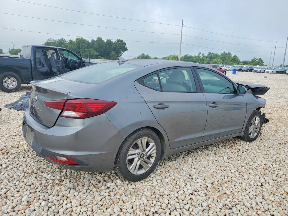 2019 Hyundai Elantra VIN KMHD84LF6KU762452 COPART salvage auction — FRONT END, TX - SALVAGE VEHICLE TITLE (P), sold $725 on 2026-07-02 (photo 3)
