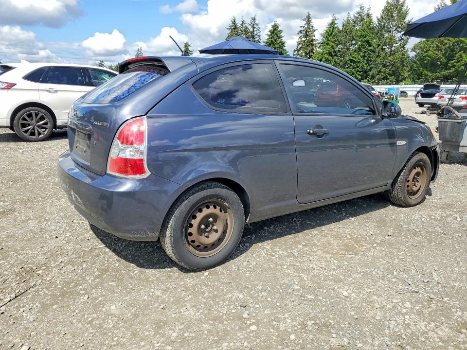 2008 Hyundai Accent VIN KMHCM36C68U097970 COPART salvage auction — FRONT END, WA - BILL OF SALE, sold $175 on 2026-07-31 (photo 3)