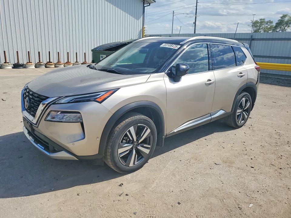 2022 Nissan Rogue VIN JN8BT3DD1NW275044 COPART salvage auction — REAR END, Ia - Cert Of Title-Salvage Title, sold $10,700 on 2026-07-10 (photo 1)