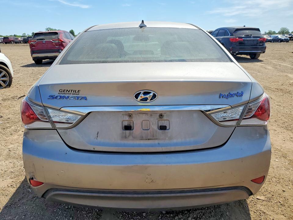 2012 Hyundai Sonata VIN KMHEC4A43CA020310 COPART salvage auction — FRONT END, Il - Salvage Certificate, sold $450 on 2026-07-16 (photo 6)