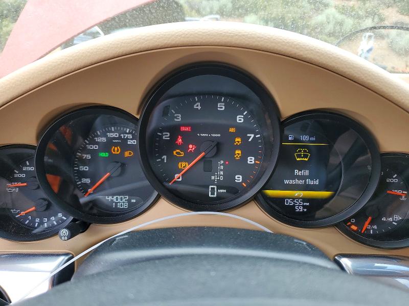 2014 Porsche 911 VIN WP0AA2A91ES107211 COPART salvage auction — REAR END, Nv - Salvage Title, sold $36,000 on 2026-07-02 (photo 9)
