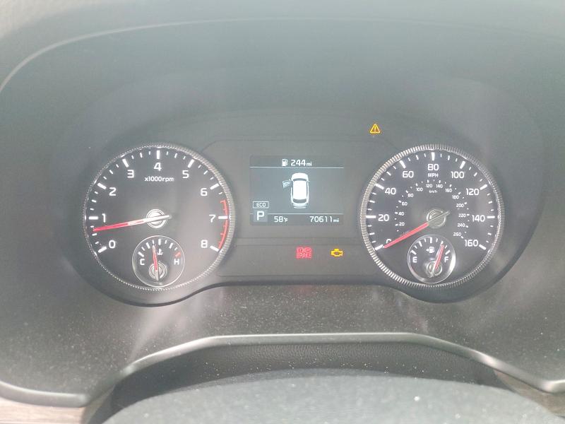 2021 Kia Telluride VIN 5XYP3DHC8MG105980 COPART salvage auction — REAR END, Nc - Salvage Certificate Of Title, sold $6,600 on 2026-07-29 (photo 9)