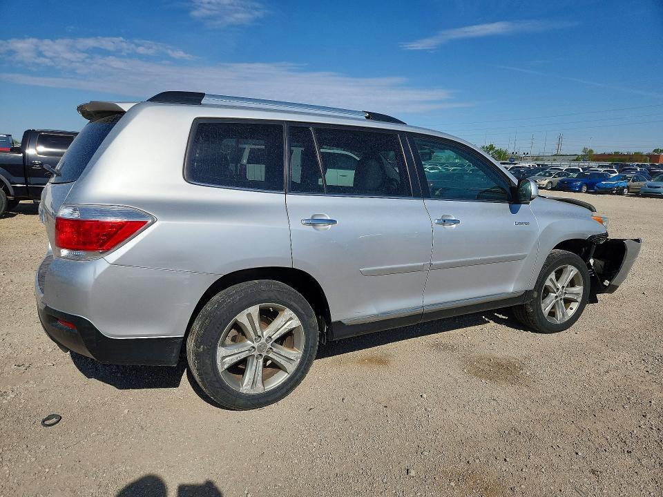 2012 Toyota Highlander VIN 5TDDK3EHXCS167902 COPART salvage auction — FRONT END, Ia - Cert Of Title-Salvage Title, sold $3,650 on 2026-07-15 (photo 3)