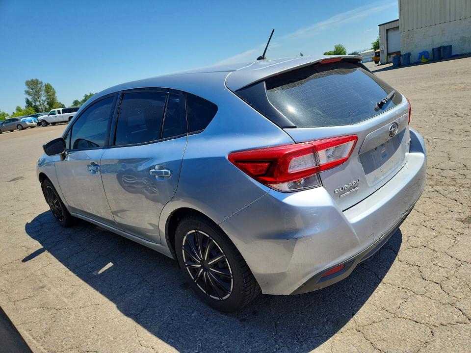 2019 Subaru Impreza VIN 4S3GTAB66K3730073 COPART salvage auction — FRONT END, Or - Salvage Title Certificate, sold $2,100 on 2026-07-27 (photo 2)