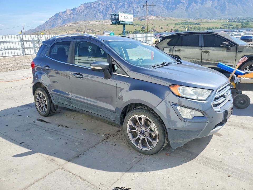 2019 Ford Ecosport VIN MAJ6S3KL7KC272596 COPART salvage auction — FRONT END, Ut - Salvage Certificate, sold $2,050 on 2026-07-20 (photo 4)
