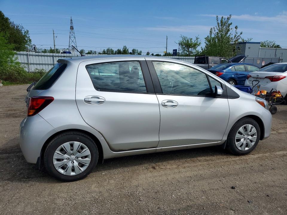 2015 Toyota Yaris VIN VNKKTUD38FA054734 COPART salvage auction — FRONT END, ON - PERMIT NO BRAND - UNFIT, sold $4,050 on 2026-07-21 (photo 3)