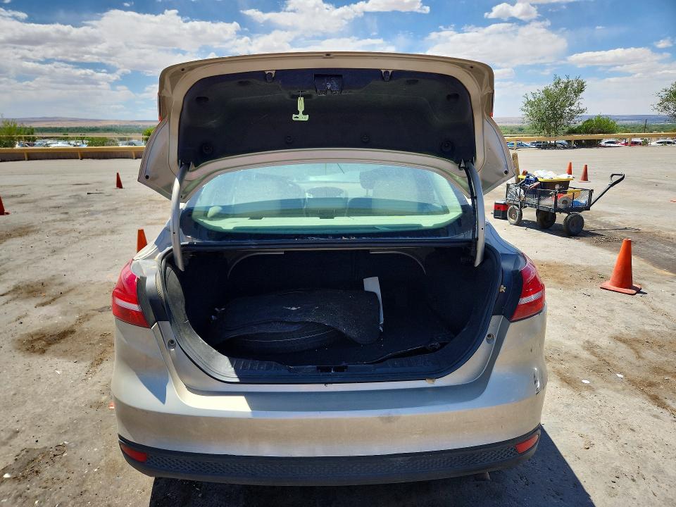 2018 Ford Focus VIN 1FADP3F2XJL315384 COPART salvage auction — REAR END, Nm - Cert Of Title-Salvage, sold $900 on 2026-07-02 (photo 6)