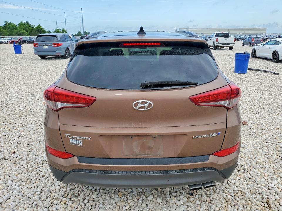 2016 Hyundai Tucson VIN KM8J33A25GU036357 COPART salvage auction — SIDE, Tx - Salvage Vehicle Title, sold $2,250 on 2026-07-02 (photo 6)