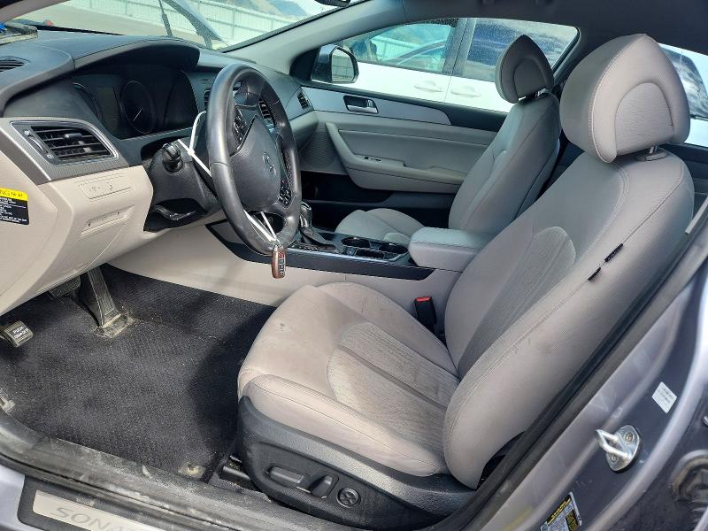 2017 Hyundai Sonata VIN KMHE14L26HA045114 COPART salvage auction — FRONT END, UT - SALVAGE CERTIFICATE, sold $1,800 on 2026-07-17 (photo 7)