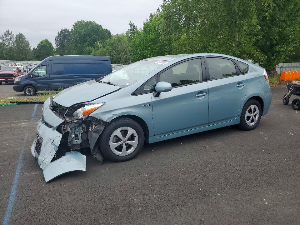 2013 Toyota Prius VIN JTDKN3DU7D1692413 COPART salvage auction — FRONT END, Or - Salvage Title Certificate, sold $2,400 on 2026-07-06 (photo 1)