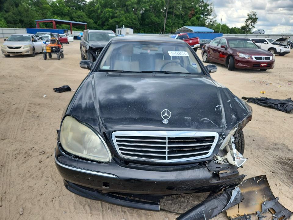 2001 Mercedes-benz S class VIN WDBNG70J51A214382 COPART salvage auction — FRONT END, FL - CERT OF TITLE SLVG REBUILDABLE, sold $375 on 2026-07-10 (photo 5)
