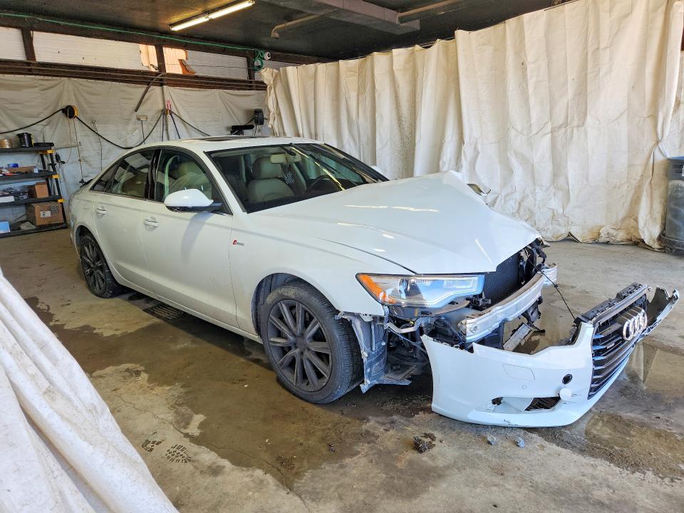 2013 Audi A6 VIN WAUGGAFC8DN047347 COPART salvage auction — FRONT END, Pa - Certificate Of Salvage, sold $575 on 2026-07-30 (photo 4)