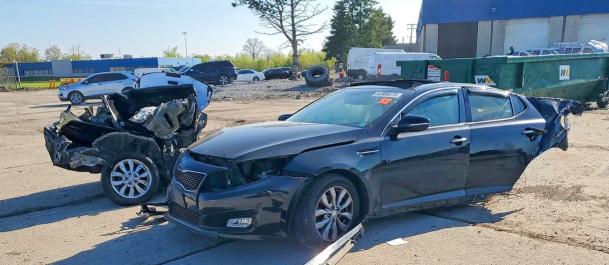 2015 Kia Optima VIN 5XXGN4A74FG399411 COPART salvage auction — ALL OVER, MI - CERTIFICATE OF TITLE, sold $350 on 2026-07-14 (photo 1)