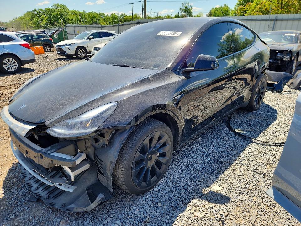 2024 Tesla Model y VIN 7SAYGDEE6RA227220 COPART salvage auction — FRONT END, NJ - CERT OF TITLE-SALVAGE, sold $14,500 on 2026-07-24 (photo 1)