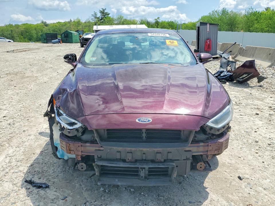 2017 Ford Fusion VIN 3FA6P0PU3HR371508 COPART salvage auction — FRONT END, Ma - Cert Of Title-Salvage, sold $1,200 on 2026-07-03 (photo 5)