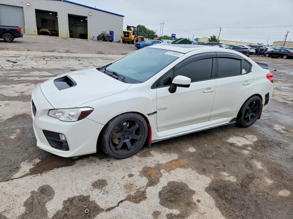 2016 Subaru Wrx VIN JF1VA1E63G9801457 COPART salvage auction — FRONT END, OK - CERT OF TITLE-SALVAGE, sold $5,900 on 2026-07-30 (photo 1)