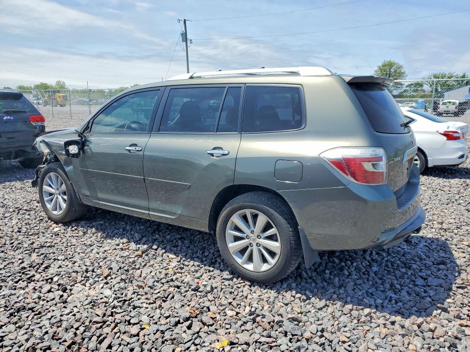 2009 Toyota Highlander VIN JTEEW44AX92030408 COPART salvage auction — FRONT END, In - Cert Of Title-Salvage Title, sold $325 on 2026-07-21 (photo 2)
