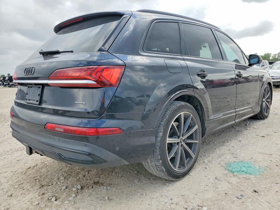 2021 Audi Q7 VIN WA1LXAF74MD018481 COPART salvage auction — UNDERCARRIAGE, Tx - Salvage Vehicle Title, sold $15,300 on 2026-07-10 (photo 3)