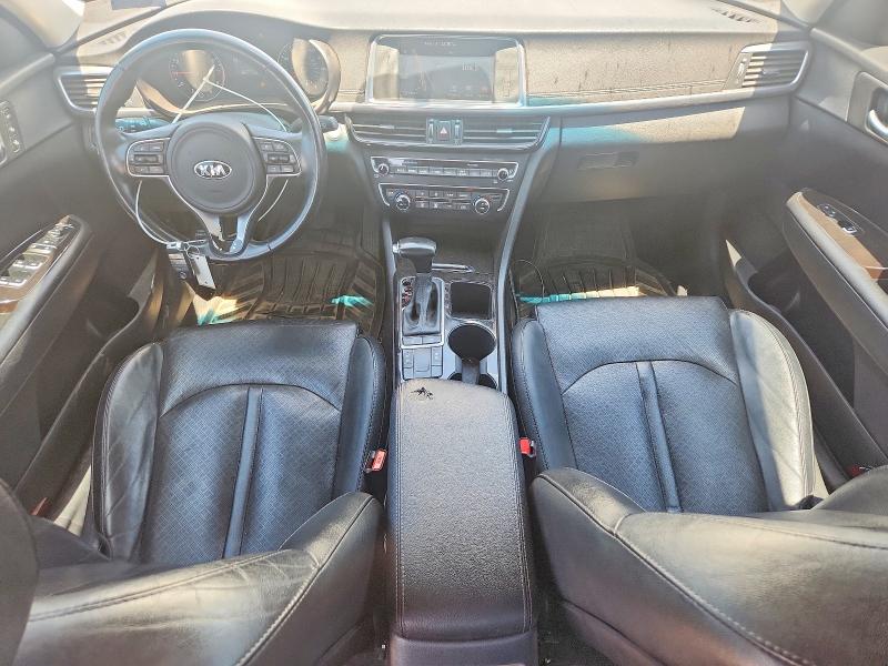 2016 Kia Optima VIN 5XXGU4L3XGG091139 COPART salvage auction — FRONT END, Tx - Salvage Vehicle Title, sold $1,650 on 2026-07-16 (photo 8)