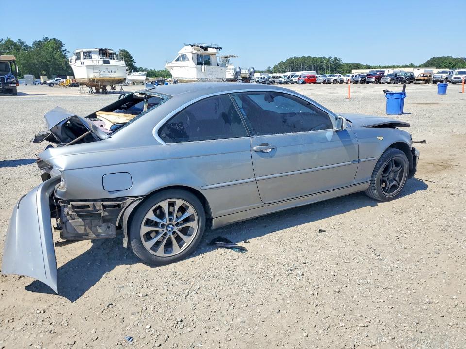 2005 BMW 3 series VIN WBABD33425PL06917 COPART salvage auction — REAR END, Nc - Salvage Certificate Of Title, sold $250 on 2026-08-03 (photo 6)