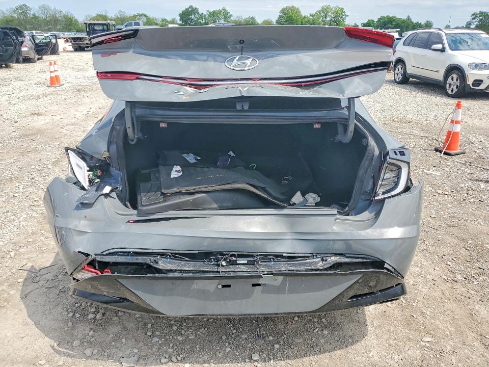 2020 Hyundai Sonata VIN 5NPEF4JA2LH061313 COPART salvage auction — REAR END, Id - Salvage Certificate Of Title, sold $2,950 on 2026-07-17 (photo 6)