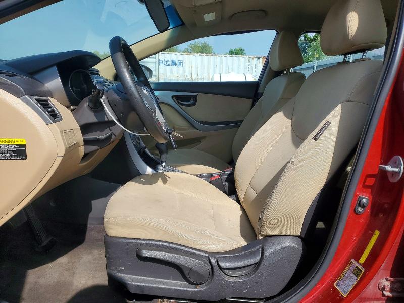 2011 Hyundai Elantra VIN KMHDH4AE3BU108910 COPART salvage auction — FRONT END, Il - Salvage Certificate, sold $425 on 2026-07-29 (photo 7)