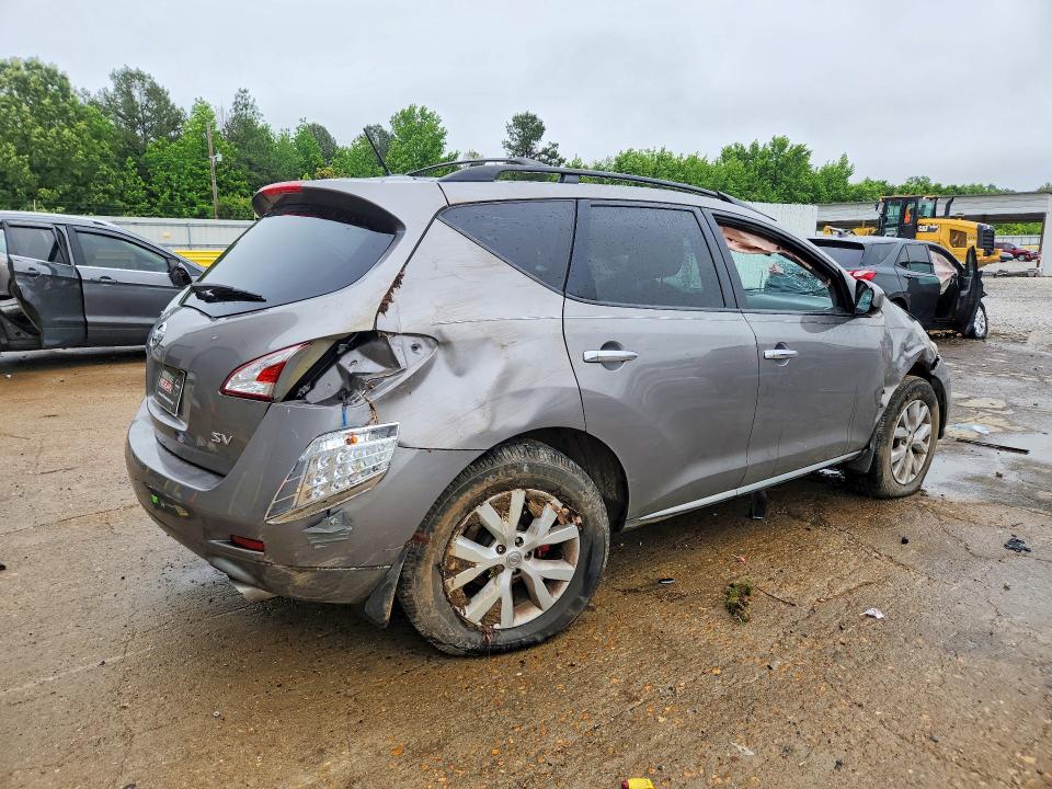 2012 Nissan Murano VIN JN8AZ1MU0CW112039 COPART salvage auction — ALL OVER, TN - SALVAGE CERTIFICATE (P), sold $425 on 2026-07-16 (photo 3)