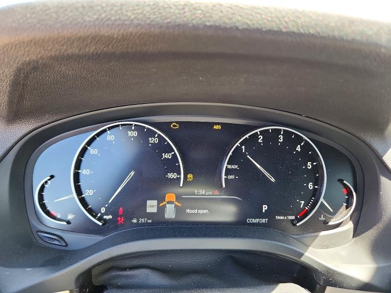 2021 BMW X3 VIN 5UXTY5C02M9E87106 COPART salvage auction — SIDE, Il - Salvage Certificate, sold $11,400 on 2026-07-09 (photo 9)