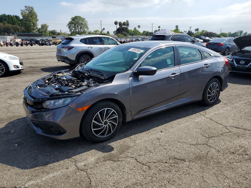 2020 Honda Civic VIN 2HGFC2F67LH534431 COPART salvage auction — FRONT END, Ca - Lien Papers-Salvage Or Ac, sold $2,950 on 2026-07-10 (photo 1)