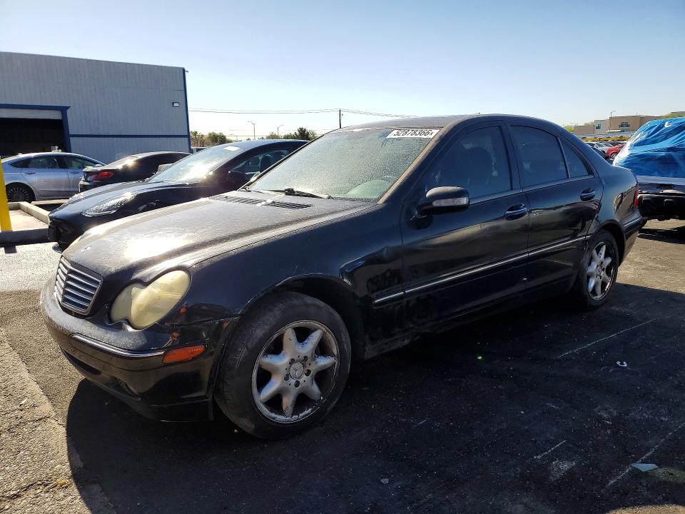 2002 Mercedes-benz C class VIN WDBRF61J42F135982 COPART salvage auction — REAR END, CA - CERTIFICATE OF TITLE, sold $400 on 2026-07-29 (photo 1)