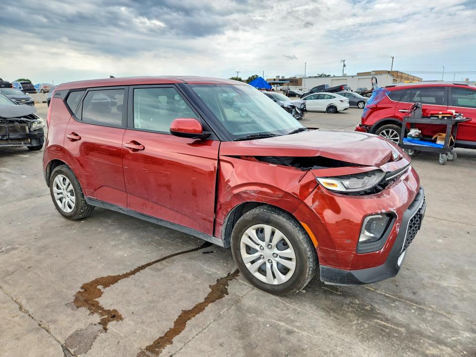 2021 Kia Soul VIN KNDJ23AU7M7768153 COPART salvage auction — REAR END, Tx - Salvage Vehicle Title, sold $2,600 on 2026-07-08 (photo 4)