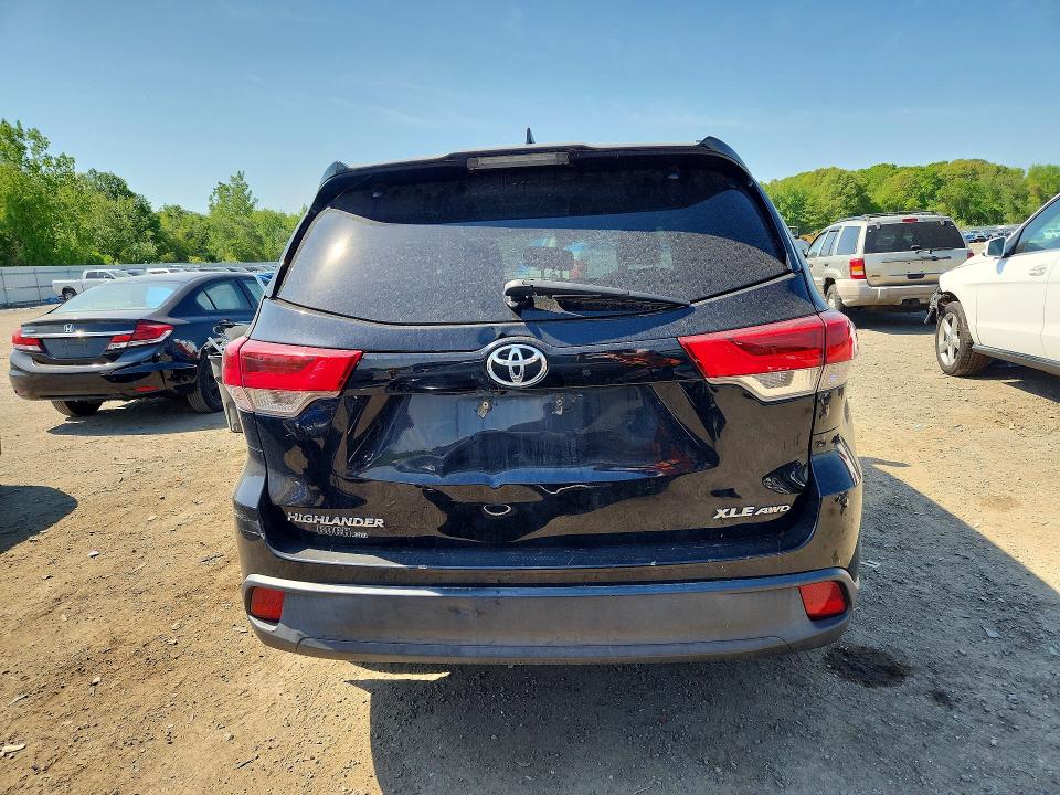 2019 Toyota VIN 5TDJZRFH3KS584440 COPART salvage auction — FRONT END, Ma - Cert Of Title-Salvage, sold $8,000 on 2026-07-22 (photo 6)