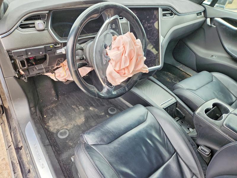 2017 Tesla Model s VIN 5YJSA1E28HF199334 COPART salvage auction — FRONT END, Ks - Cert Of Title-Salvage, sold $2,350 on 2026-07-22 (photo 8)