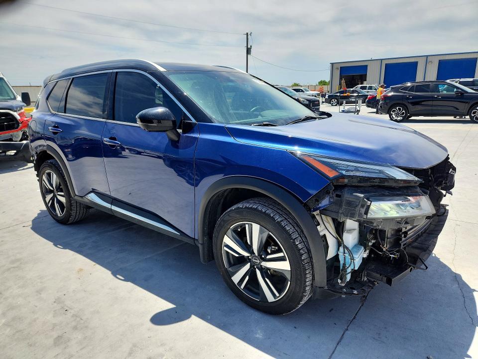 2023 Nissan Rogue VIN JN8BT3CAXPW417384 COPART salvage auction — REAR END, Tx - Certificate Of Title, sold $175 on 2026-07-31 (photo 4)