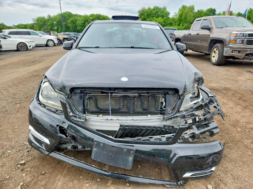 2012 Mercedes-benz C class VIN WDDGF8BB5CR192497 COPART salvage auction — FRONT END, Ct - Certificate Of Title, sold $1,600 on 2026-07-27 (photo 5)