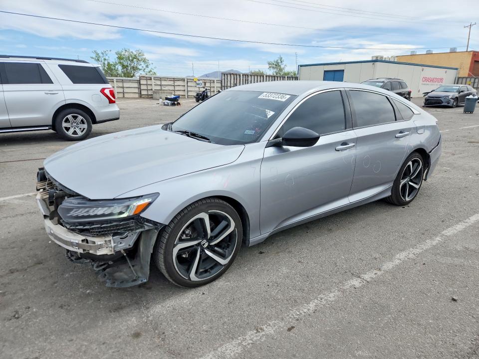 2022 Honda VIN 1HGCV1F37NA038253 COPART salvage auction — FRONT END, Tx - Salvage Vehicle Title, sold $4,150 on 2026-07-10 (photo 1)