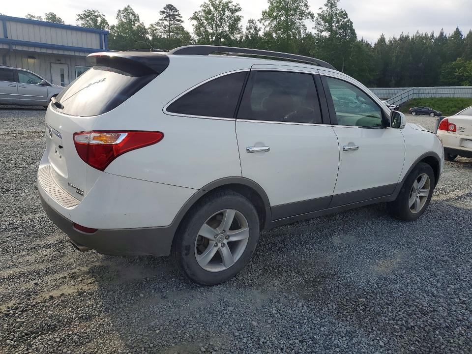2011 Hyundai Veracruz VIN KM8NU4CC6BU172287 COPART salvage auction — REAR END, Nc - Salvage Certificate Of Title, sold $1,100 on 2026-07-02 (photo 3)