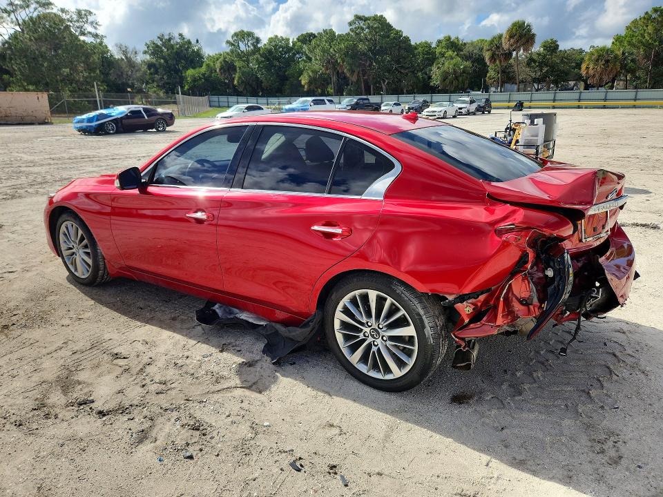 2022 Infiniti VIN JN1EV7BP9NM311231 COPART salvage auction — REAR END, Fl - Cert Of Title Slvg Rebuildable, sold $6,200 on 2026-07-08 (photo 2)