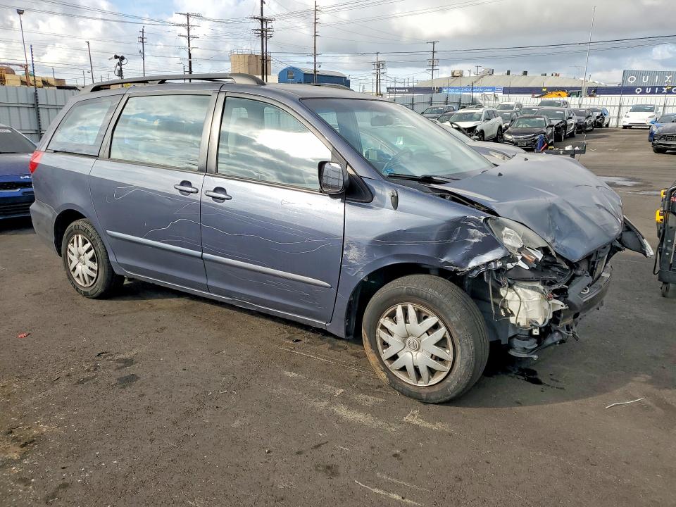 2008 Toyota Sienna VIN 5TDZK23C48S128608 COPART salvage auction — FRONT END, Ca - Salvage Certificate, sold $650 on 2026-07-20 (photo 4)