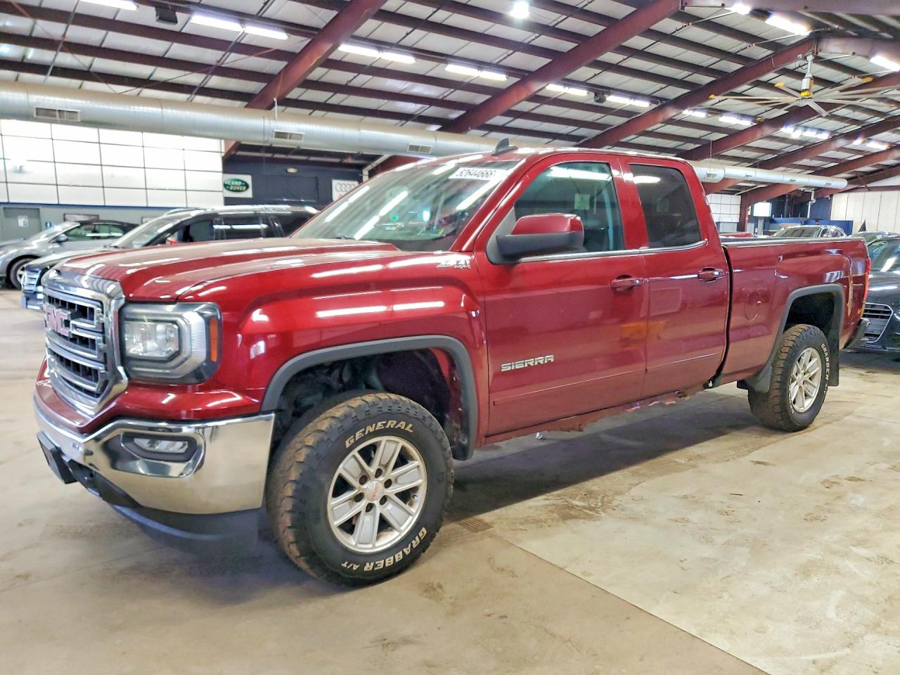 2017 GMC Sierra VIN 1GTV2MEC5HZ141860 — COPART salvage auction photo
