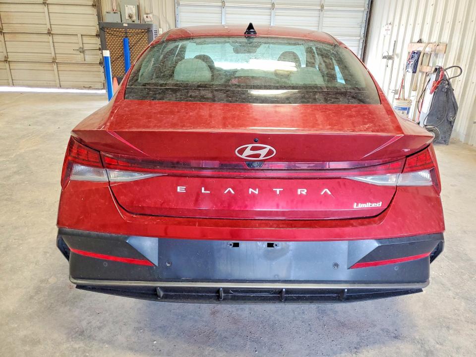 2024 Hyundai Elantra VIN KMHLP4DG5RU731161 COPART salvage auction — FRONT END, TX - SALVAGE VEHICLE TITLE, sold $4,350 on 2026-07-31 (photo 6)